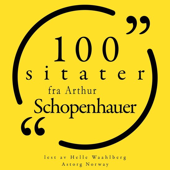 100 sitater fra Arthur Schopenhauer - cover