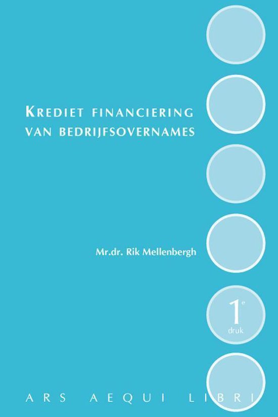 Ars Aequi Wetseditie - Kredietfinanciering van bedrijfsovern ... - cover