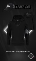 Malelions Junior Captain Hoodie - Black/Black - 2 | 92