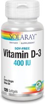 Solaray Vitamina D3 400 Ui 120 Perlas