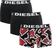 Diesel - damien 3-pack brave heart & zwart - S