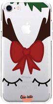 Casetastic Apple iPhone 7 / iPhone 8 / iPhone SE (2020) Hoesje - Softcover Hoesje met Design - Reindeer Print