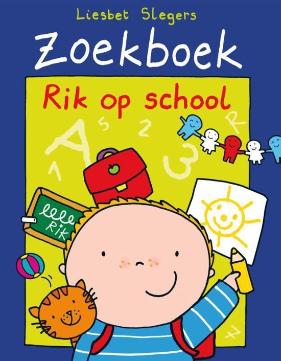 Boek cover Zoekboeken  -   Rik op school van Liesbet Slegers (Hardcover)