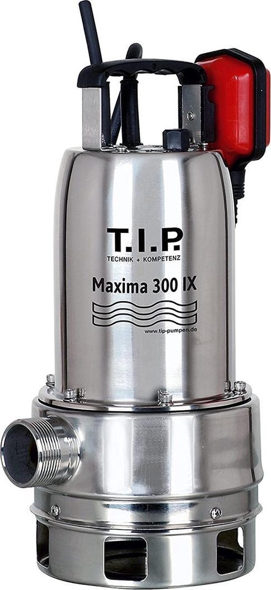 T.I.P. - Technische Industrie Produkte Maxima 300 IX 30116 Dompelpomp voor vervuild water 18000 l/h 8 m - Merkloos