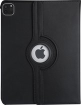Apple iPad Pro 12.9 inch 2020 zwart Book Case Tablethoes - 360 graden draaibaar