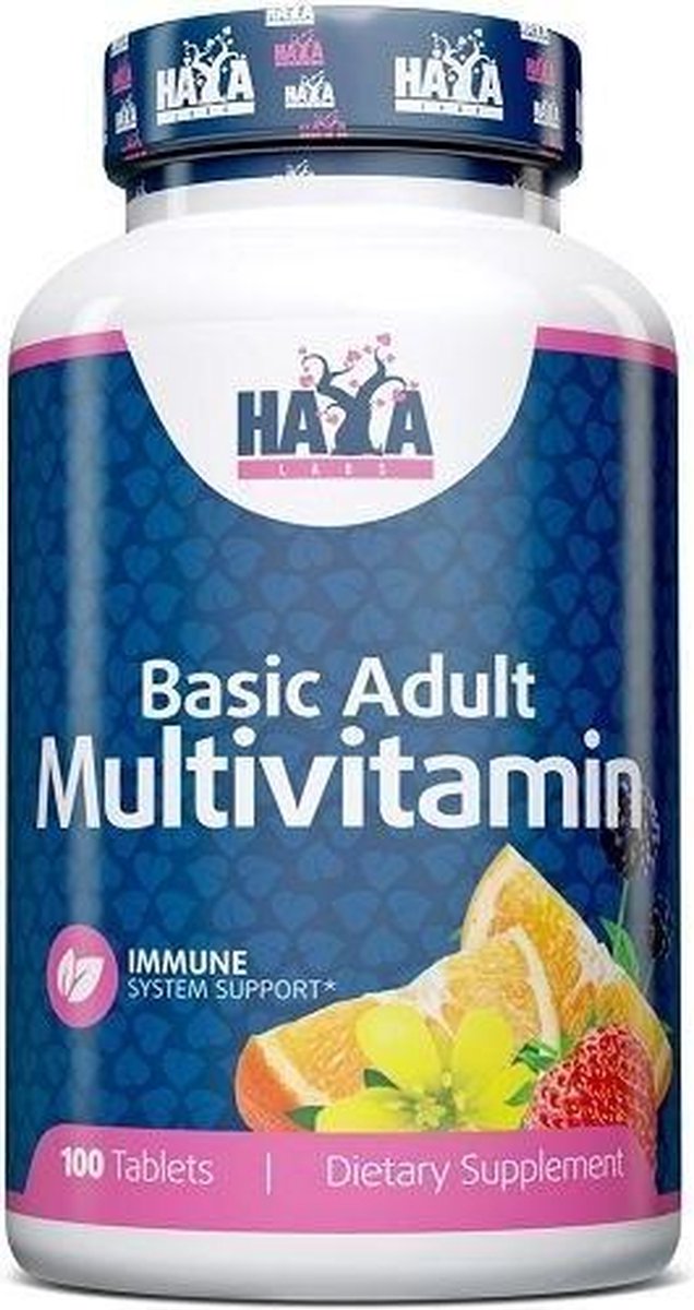 Goedkoopste Basic Adult Multivitamin Haya Labs 100tabl