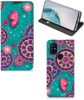 Flipcase OnePlus Nord N10 5G Smart Cover Cirkels en Vlinders