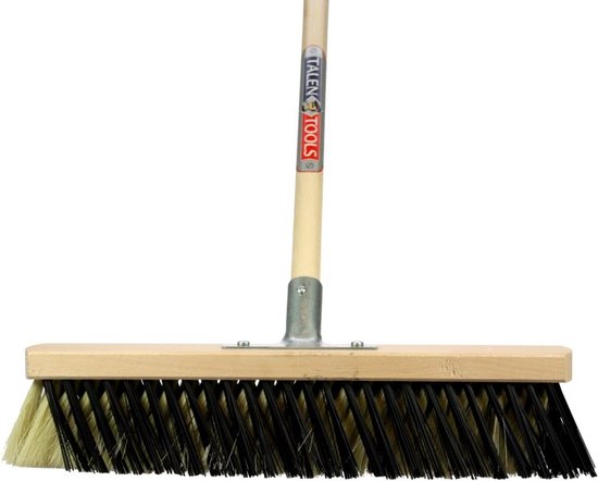 Talen Tools - X-bezem - Binnen - 40 cm - Creme/Zwart - Compleet | bol