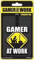 GAMER AT WORK - Caution Sign - Bagage Label '10x18'