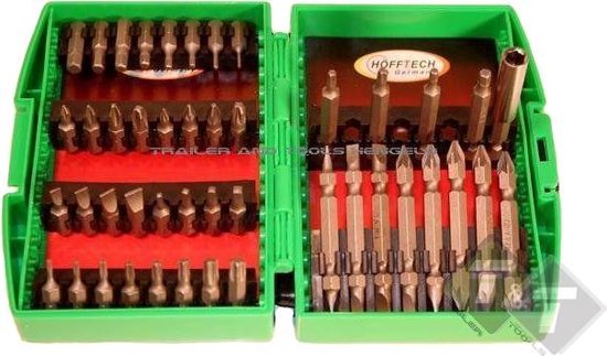HÖFFTECH Bitset - 45-delig met verschillende soorten bits - Inclusief ...
