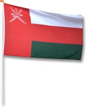 Vlag Oman 150x225 cm.