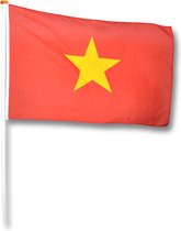 Vlag Vietnam 100x150 cm.