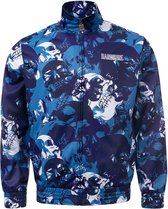 100% Hardcore trainings jack Camo Skulls blue maat S