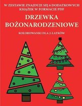 Kolorowanki dla 2-latkow (Drzewka bożonarodzeniowe)