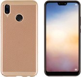 BackCover Holes - Telefoonhoesje - Hoesje voor Huawei P20 Lite - Goud