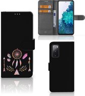 Smartphone Hoesje Geschikt voor Samsung Galaxy S20FE Book Style Case Boho Dreamcatcher