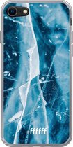 6F hoesje - geschikt voor iPhone SE (2020) - Transparant TPU Case - Cracked Ice #ffffff