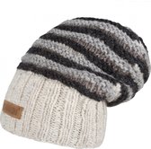 Shakaloha Gebreide Wollen Muts Heren & Dames Beanie Hat van schapenwol met polyester fleece voering - Ben Beanie Natural Unisex - One Size Wintermuts.