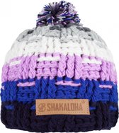 Gebreide Wollen Muts - Bulky Beanie Purple