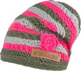 Shakaloha Gebreide Wollen Muts Heren & Dames Beanie Hat van schapenwol met polyester fleece voering - Betta Beanie Pink Unisex - One Size Wintermuts.