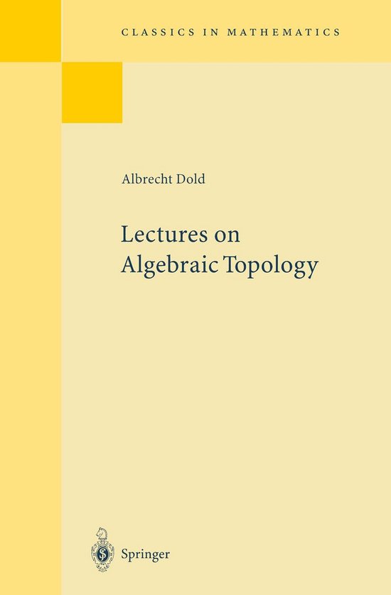 Mathematics and Statistics (R0) - Lectures on Algebraic Topo ... - cover
