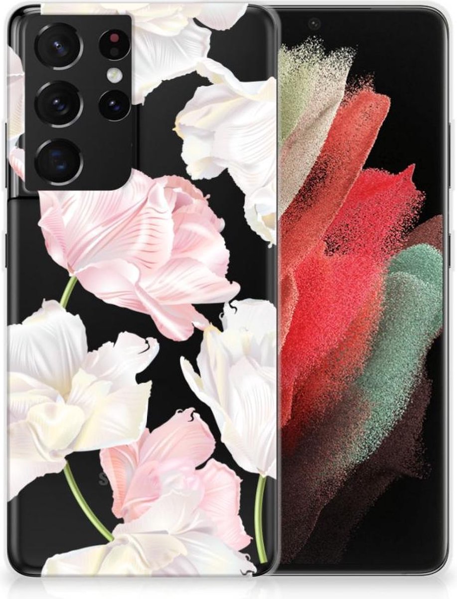 Samsung Galaxy S21 Ultra TPU Case Lovely Flowers