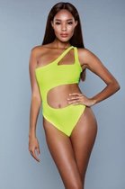 Bundle - Be Wicked Swimwear - Quinn Badpak - Geel Xs met glijmiddel