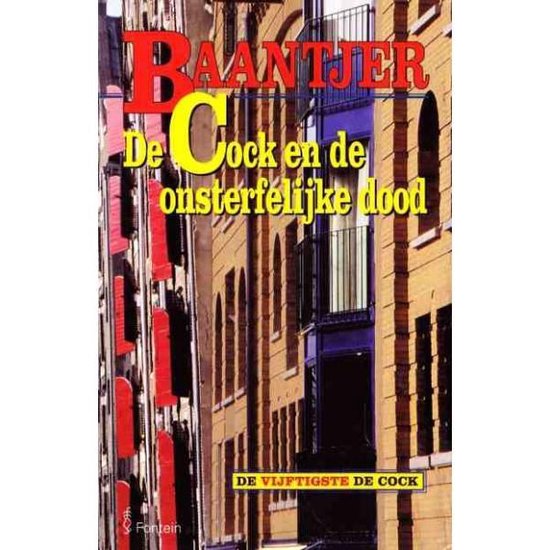 Cover van het boek 'De Cock en de onsterfelijke dood' van A.C. Baantjer