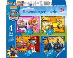 foto van Ravensburger PAW Patrol: Puppies op pad - 12+16+20+24 stukjes - kinderpuzzel