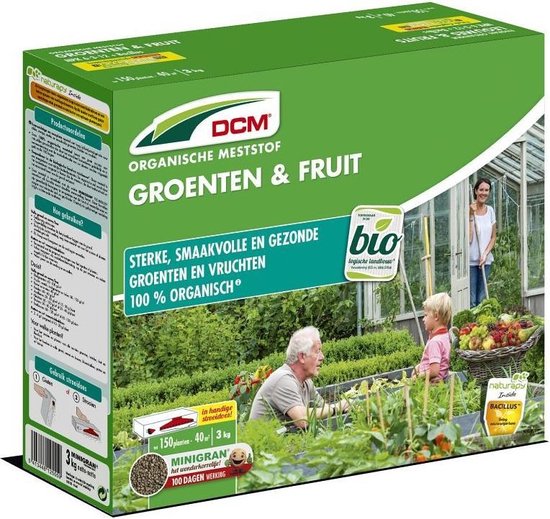 DCM Organische meststof voor groenten & fruit 3 kg