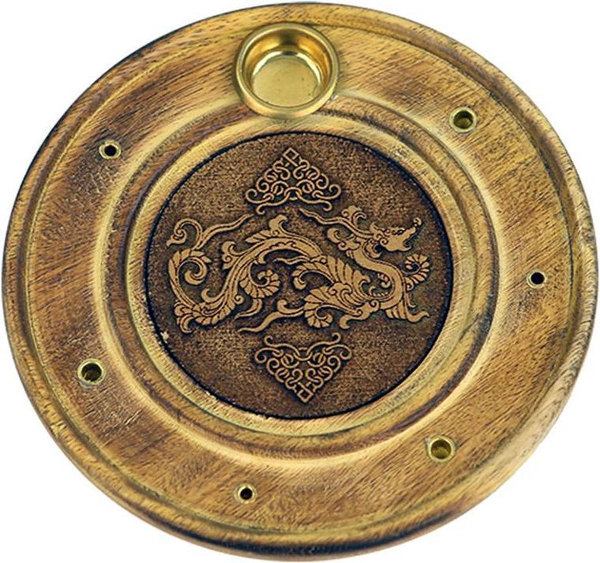 Goedkoopste Wierook en kegeltjes brander - Draak - 10cm - Hout