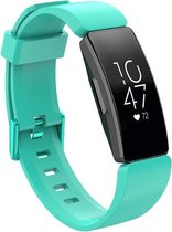 By Qubix - Fitbit Inspire HR siliconen bandje met gesp (small) - turquoise