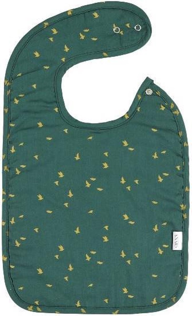 Goedkoopste Trixie Slabbetje Wings Junior 42 X 26,5 Cm Katoen Donkergroen