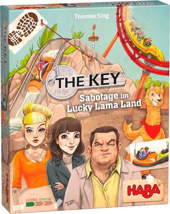 Afbeelding van het spel Haba Gezelschapsspel The Key: Sabotage In Lucky Lama Land (de)