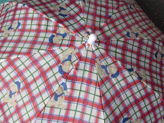 Parapluie Vintage Motif Tartan – Beige, 85 Cm, Compact Et Pliable Unisexe