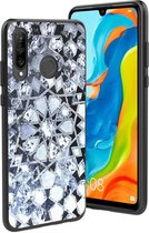 iMoshion Design voor de Huawei P30 Lite hoesje - Grafisch - Zilver Bling