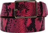 Roze riem - Fluo Python Pink  Dames riem - Broekriem Dames - Dames riem -  Dames riemen - heren riem - heren riemen - riem - riemen - Designer riem - luxe