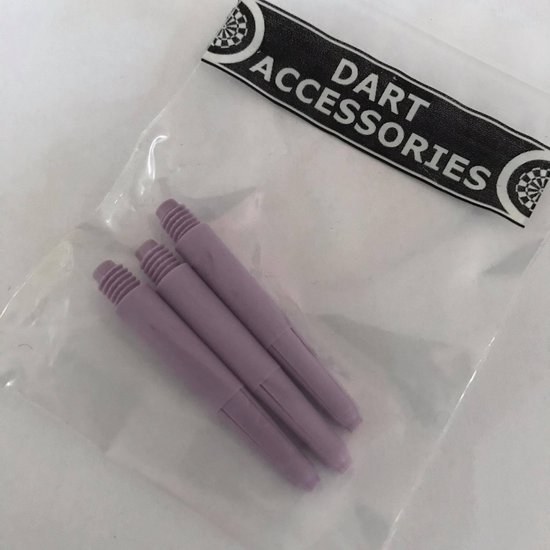 Deflectagrip Shafts Nylon Short Pastel Paars 3 stuks LAATSTE SETS!!