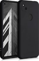 kwmobile telefoonhoesje geschikt voor Google Pixel 4a - Hoesje voor smartphone - Back cover in mat zwart