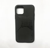 Wilma Stop Plastic Case Biologisch Afbreekbaar Beschermend Hoesje Rog iPhone 11 Pro - Zwart