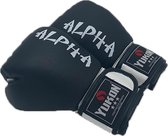 Alpha Sports - Bokshandschoenen - Zwart/wit - 12oz