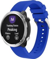 Siliconen Smartwatch bandje - Geschikt voor  Garmin Vivoactive 4 silicone band - 45mm - blauw - Horlogeband / Polsband / Armband