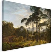 Schilderij Italiaanse landschappen op canvas | Trendy Classics | Oude Meester - 20x30cm