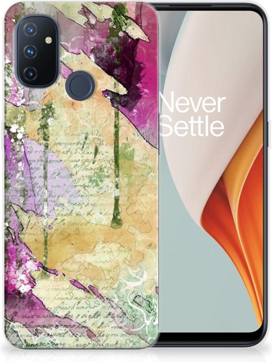 Hoesje maken OnePlus Nord N100 Letter Painting