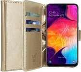 Samsung A30s Portemonnee Hoesje Wallet Case Goud