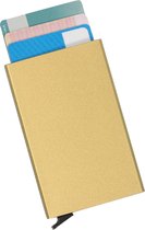 Justified Bags® Basic - Creditcardhouder - RFID - Card Protector - Gold/Sand