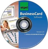 Sigel SI-SW670 Software BusinessCard Voor Visitekaartjes Meertalig