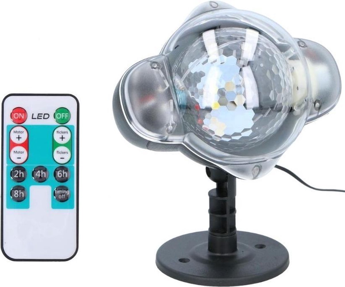 Grundig LED Projector Lamp Sneeuwvlokken Projectie Binnen