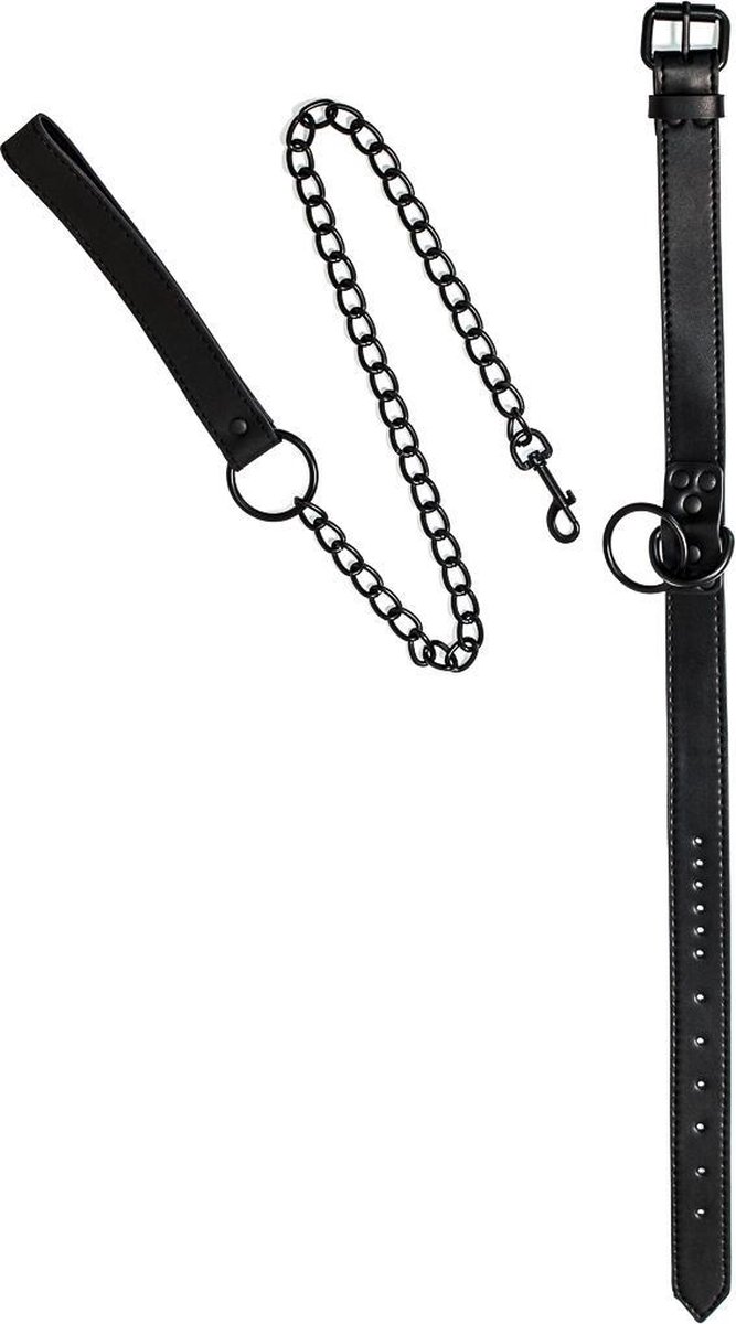 Goedkoopste Verstelbare Halsband Met Riem - Collar - BDSM - Bondage - Luxe Verpakking - Party Hard - Sin