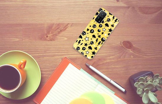 Coque pour Xiaomi Mi 10T | 10T Pro Bumper Housse Etui Punk Yellow